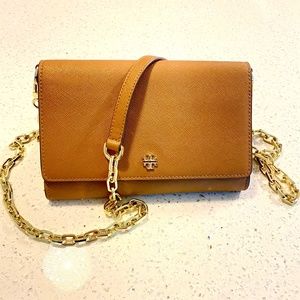 Authentic Tory Burch Wallet Chain Crossbody